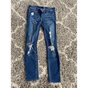 hollister ripped jeans